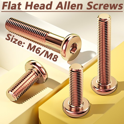 Furniture connector flat - m6/m8,