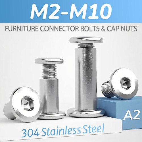 Furniture connector bolts - connector, &