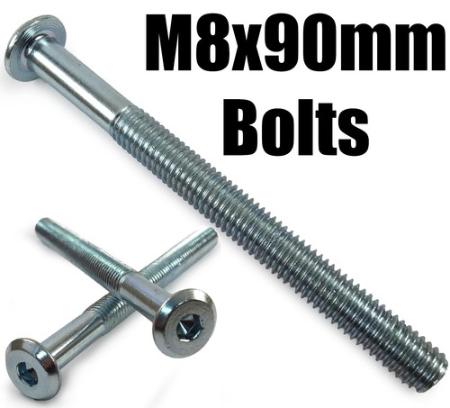 90mm furniture connector - x,