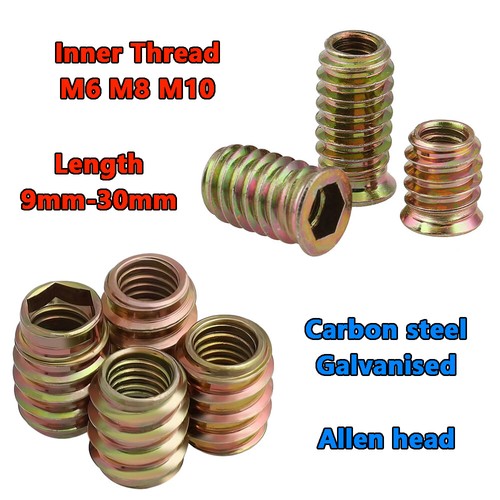 M10 threaded inserts - m8,