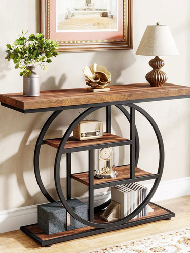 Console table 4 tier - console,