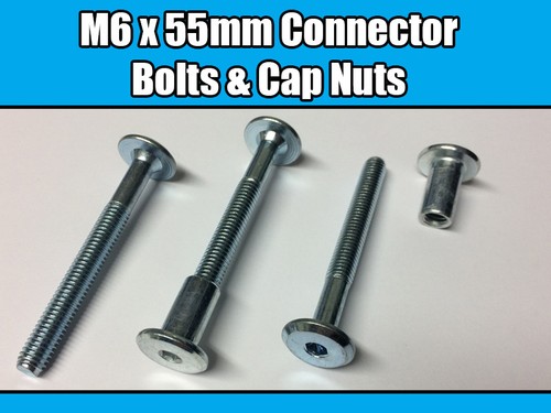 55mm furniture connector - m6,