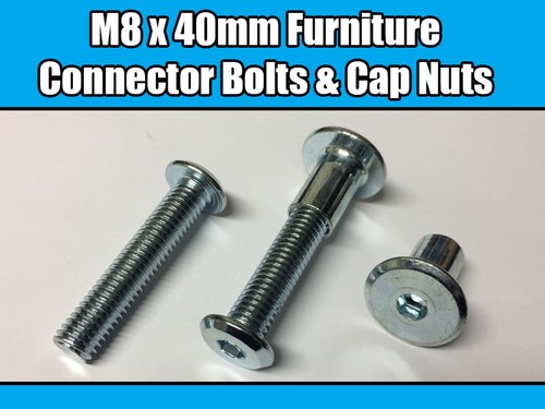 40mm furniture connector - m8,