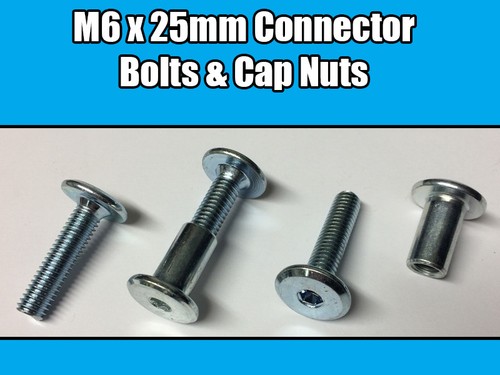 25mm furniture connector - x,