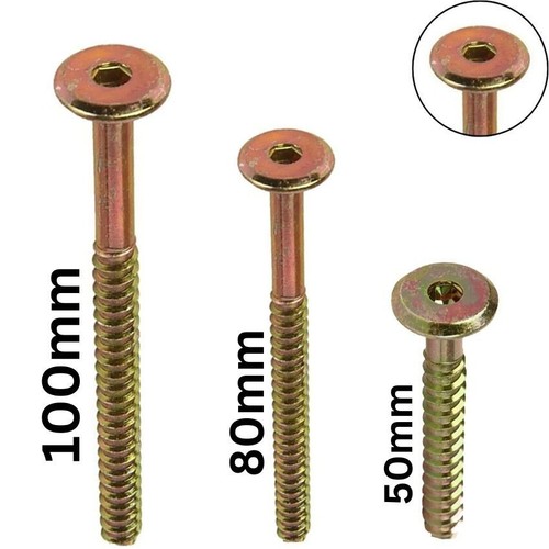 Threaded furniture flathead - threaded,