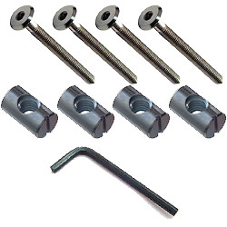 Flat socket - pack), m6