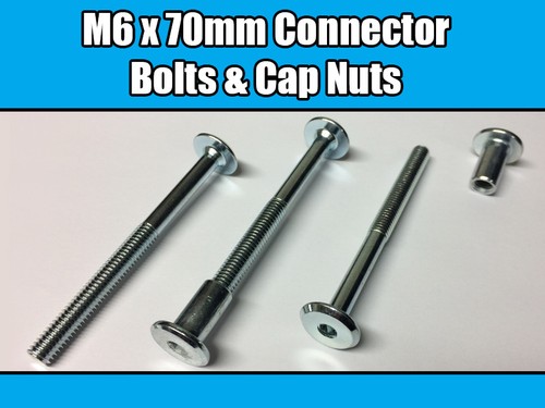 70mm furniture connector - m6,