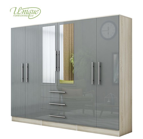 Modern door mirrored - door,