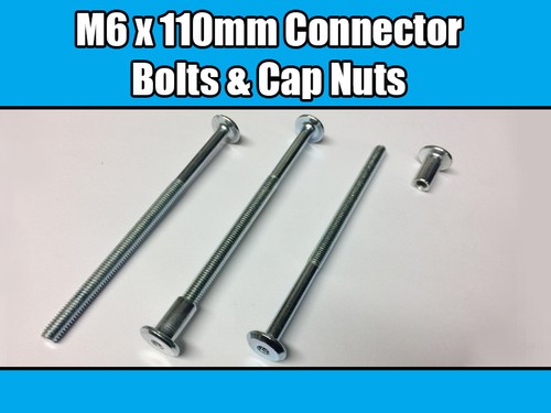 110mm furniture connector - m6,