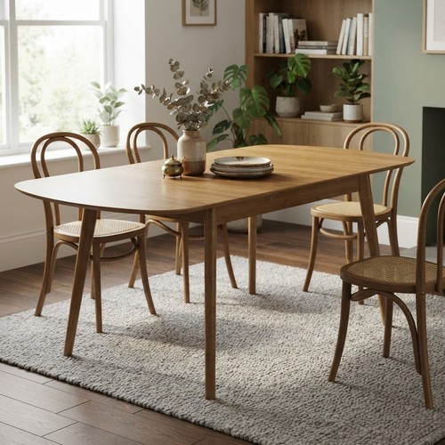 Modern oval extendable dining - oval,